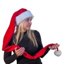 150cm Weihnachtsmütze Nikolausmütze Rot Soft Plüsch Schal Christmas Nikolaus