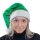 Weihnachtsmütze Nikolausmütze Plüsch Grün Mütze Dicker Stoff Nikolaus Santa