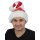 Weihnachtsmütze Nikolausmütze Weiß Rot Gestreift Plüsch Rand Nikolaus Mütze