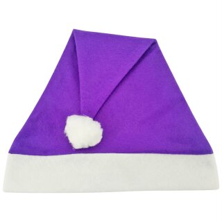 Weihnachtsmützen-Set (2 Stück) – Schlichte Nikolausmütze In Blau