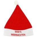 Weihnachtsmütze Nikolausmütze Baby Mütze Rot ( Babys Weihnachten ) Fleece Warm
