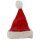 Damen Luxus Kunst Pelz Weihnachtsmütze Nikolausmütze Plüsch Rand Ca 12cm Santa Mütze Nikolaus