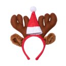 Weihnachtsmütze Hund Nikolausmütze mit Band für Hunde Katze Kleidung Haarreif